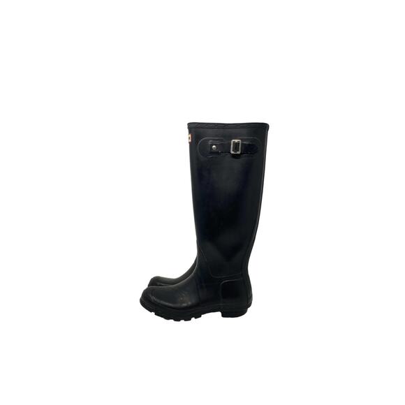 Hunter Original Tall Black Rain Boots Wellies - Picture 1 of 6